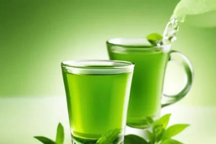 green tea shot