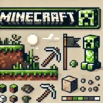 minecraft (2009) game icons banners