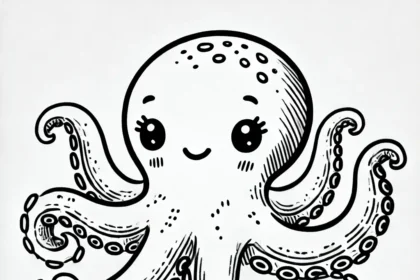 octopus drawing