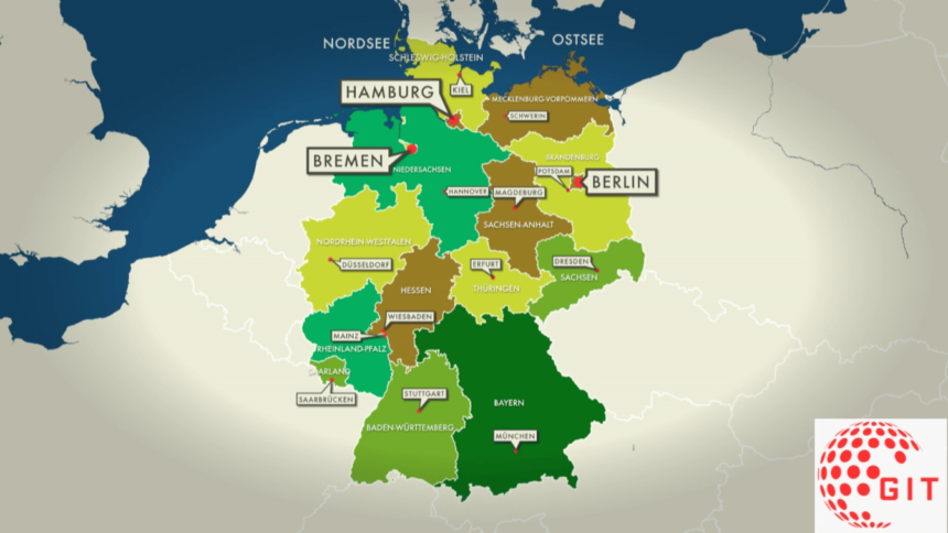 Bundesländer Karte